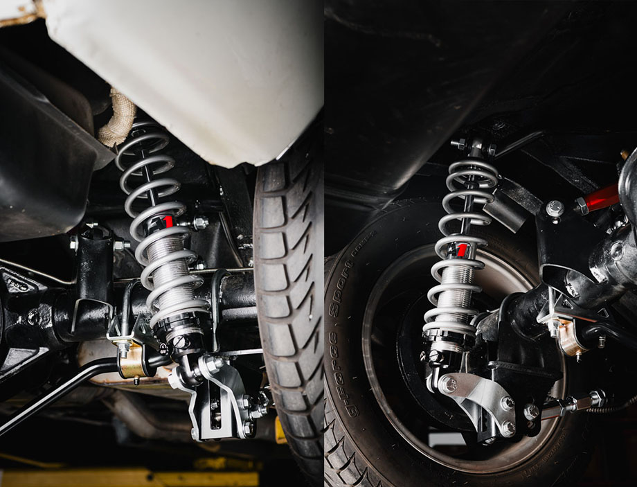 QA1 coilover shocks installed for lowering QA1 coilover shocks installed for lowering