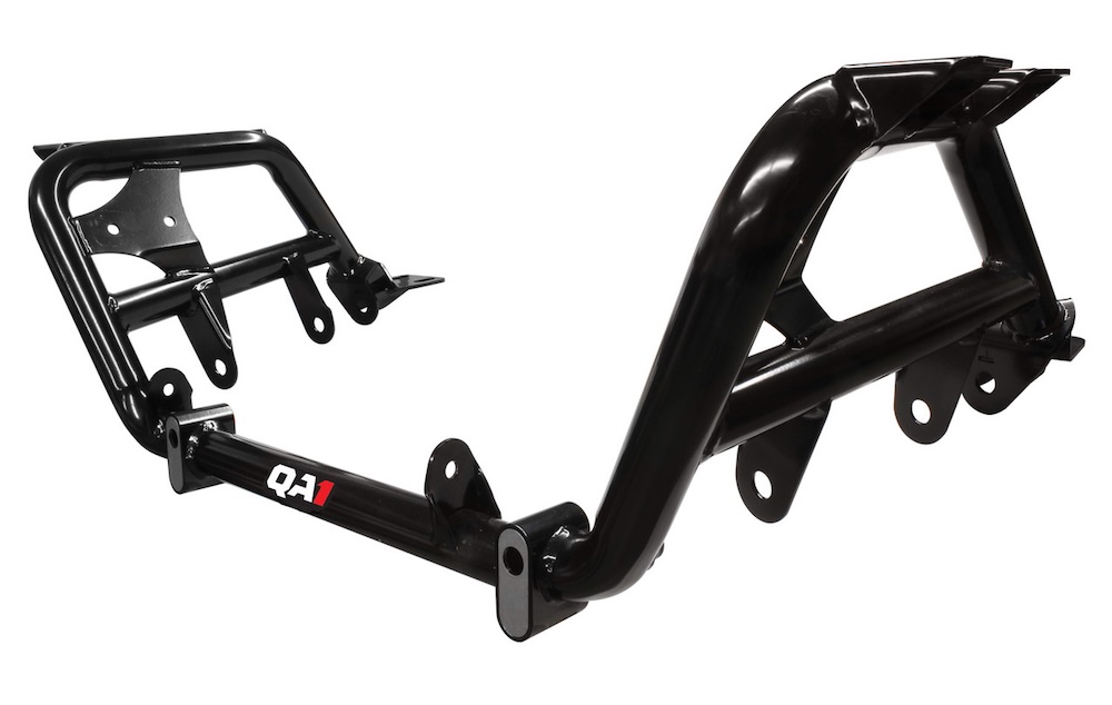 QA1 k-member crossmember. QA1's tubular K-members are designed for weight savings, improved geometry and as a bolt-in swap for the factory K-member. QA1 k-member crossmember. QA1's tubular K-members are designed for weight savings, improved geometry and as a bolt-in swap for the factory K-member.